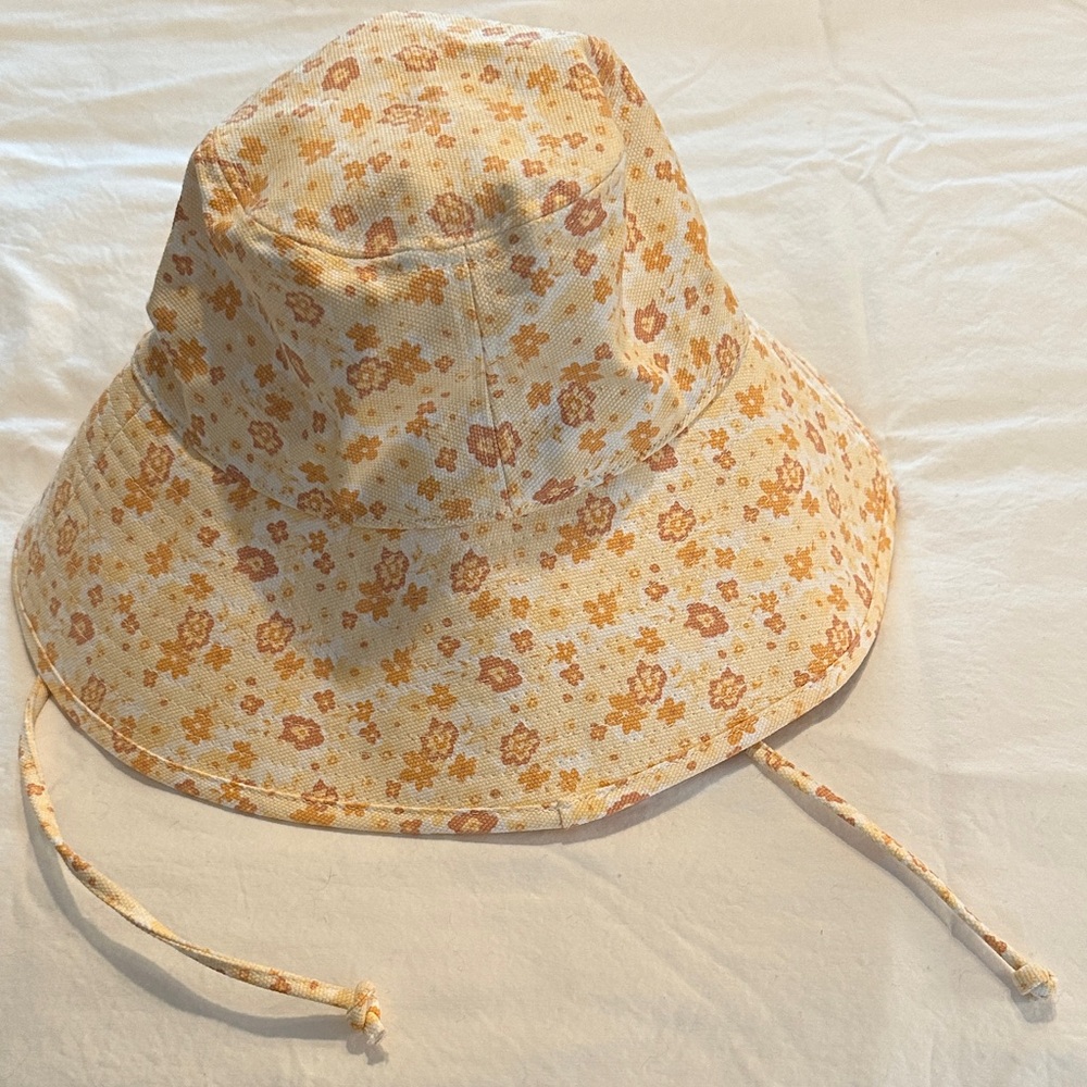 Lack Of Color Yellow Floral Bucket Hat